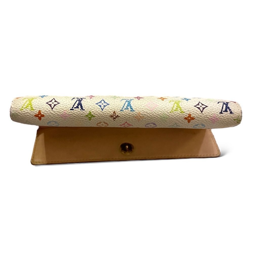 LOUIS VUITTON Paris Vintage Monogram Multicolor Sarah Wallet (White) - Picture 13 of 13